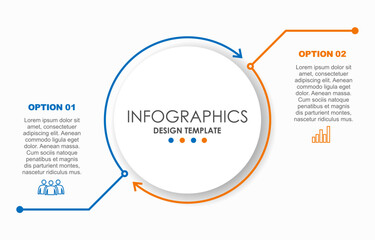 Infographic design template with place for your data. Vector illustration. - 617341745