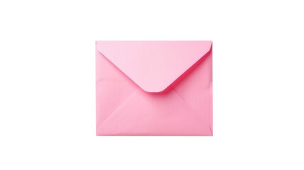 Realistic Envelope Element in Pink Color.