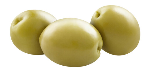 Delicious olives cut out