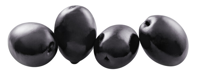 Delicious olives cut out