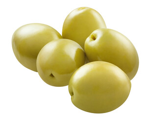 Delicious olives cut out