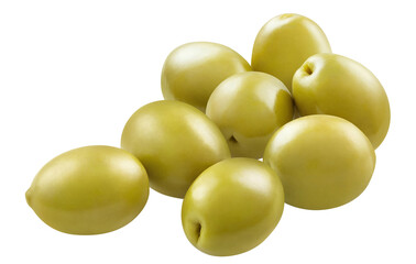 Delicious olives cut out