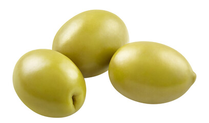 Delicious olives cut out