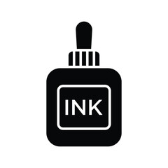 Obraz premium ink icon vector design template in white background