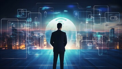 Diverse Digital Interactions and Business Concepts: User Ratings, Artificial Intelligence Communication, Future Healthcare Technology, Data Analysis, Online Surveys, and Financial Market Trends