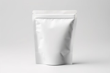 Ziplock mockup, pouch bag,Blank packaging sachet mockup, Generative Ai