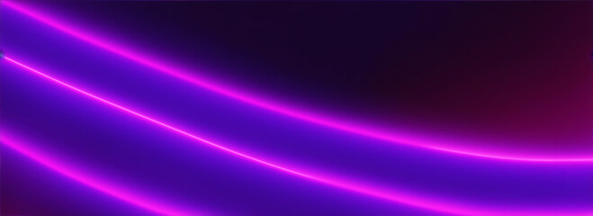 Curved neon light seamless loop modern motion graphics background from Generative AI
