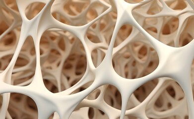 Organic Minimalist Biomimicry Capillary Membrane. Generative AI.