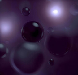 abstract background with bubbles