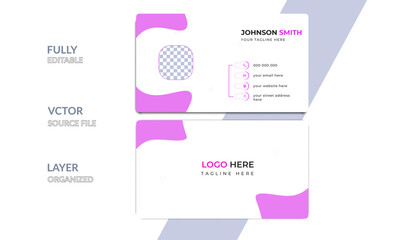 Clean And Creative Corporate Business Card Template design