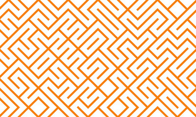 Modern abstract seamless maze pattern.