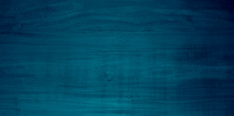 Wooden blue background with texture. Blue plank banner.