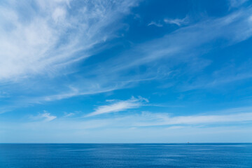 Fototapeta na wymiar Background Sky Sea Landscape Vector Illustration