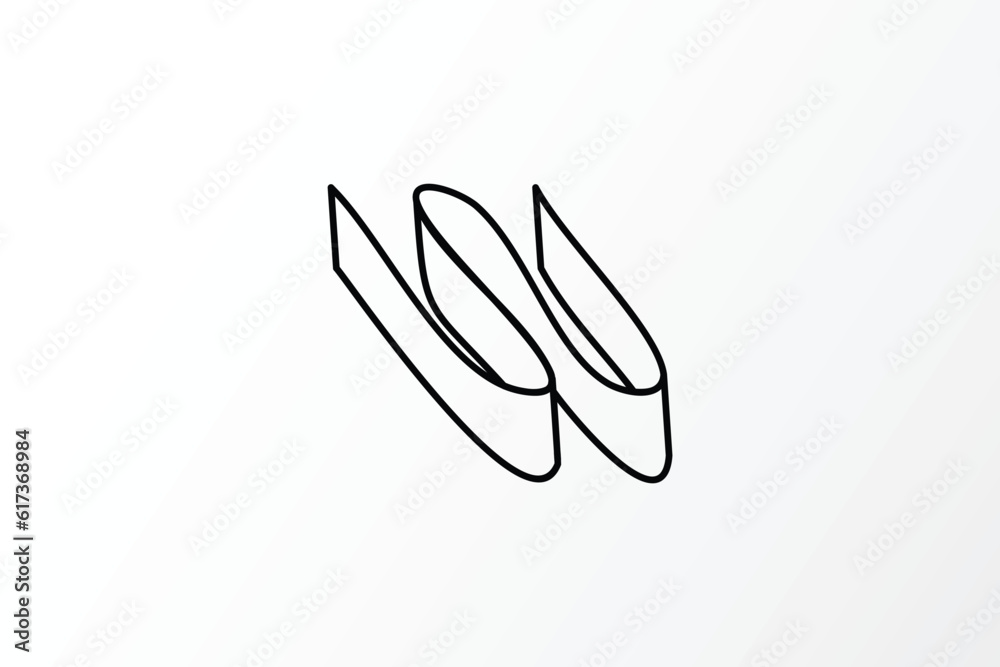 Fototapete Paper logo with letter W. This logo was created using letter W and paper icon elements in a simple and elegant style. This logo is easy to remember and can be applied in various media.