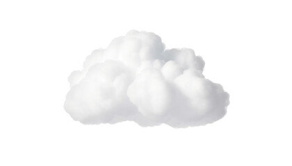 A small white cumulus cloud