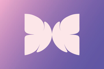 Butterfly logo with letter D. This logo was created using letter D elements and butterfly icon in a simple and elegant style. This logo is easy to remember and can be applied in various media.