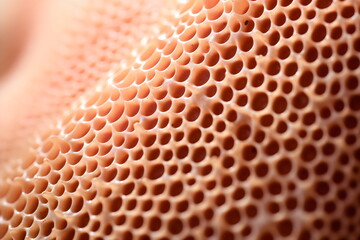 skin surface with tiny holes all over texture, made with generative ai