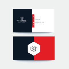 Creative modern professional business card template design