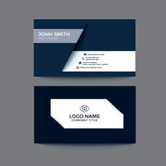 Creative modern professional business card template design