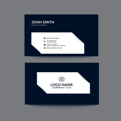 Creative modern professional business card template design