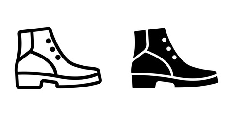Boot icon. sign for mobile concept and web design. vector illustration