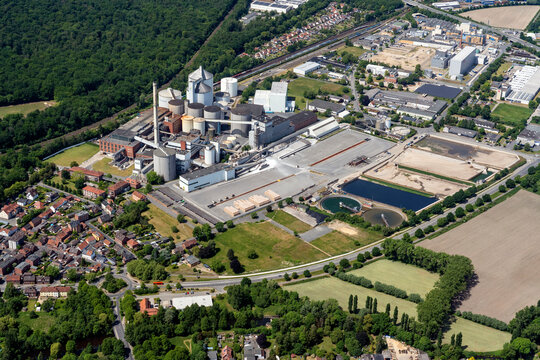 Luftbild der Nordzucker Uelzen