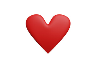 red heart, cute, icon, cartoon