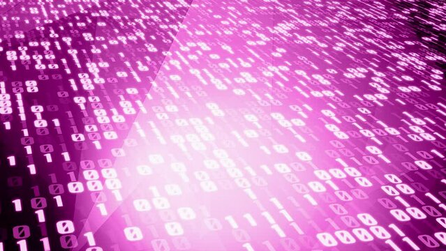Abstract binary concept for ai or machine learning background, technology art that combines aesthetics of abstract patterns with practicality of binary design.