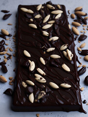 chocolate bar with nuts