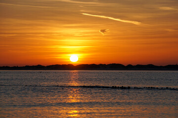 Baltrum Sonnenuntergang Strand Norderney