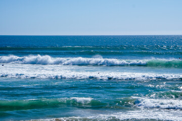 waves on the beach