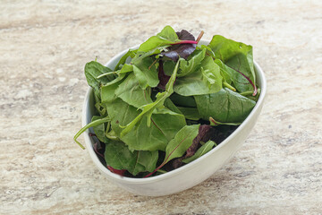 Vegetarian mix green vitamin salad