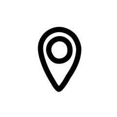 Map pointer doodle icon logo Mark arrow sign symbol emblem Hand drawn ink sketch Cartoon design game style Fashion print for clothes apparel greeting card banner online store poster flyer cover banner