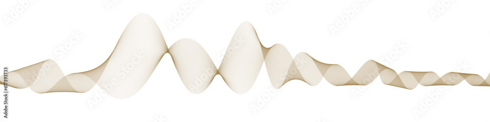 Aufkleber vector wave dynamic gold lines. gold wave on transparent background. luxury background for your desi