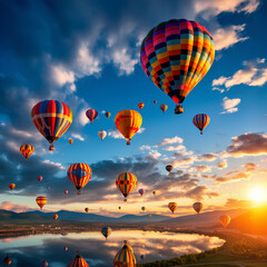 Naklejka premium National Balloon Festival