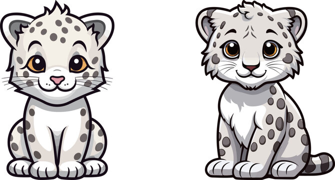 Cute Snow Leopard Drawings 360 F 617404722 5DeIlzTUzTOHz8FPnU0b37HTTRVehHIp