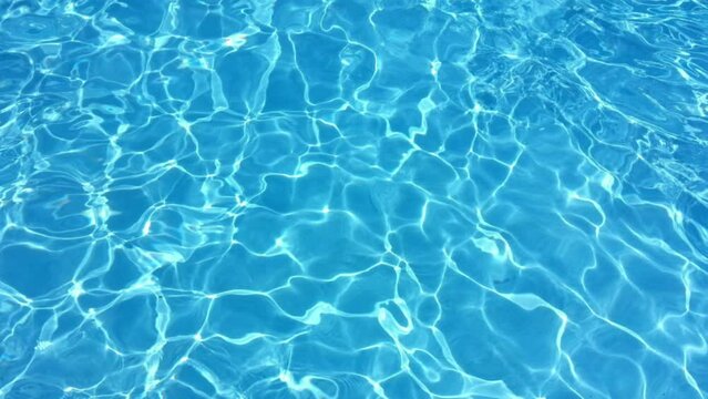 pool blue water flowing ripples
