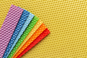 Beeswax honeycomb for making handmade organic candles