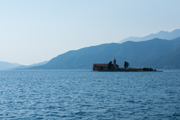 Kotor Bay Montenegro, blue seas and mountains