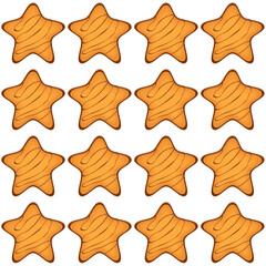 Pattern homemade cookie different taste in pastry biscuit