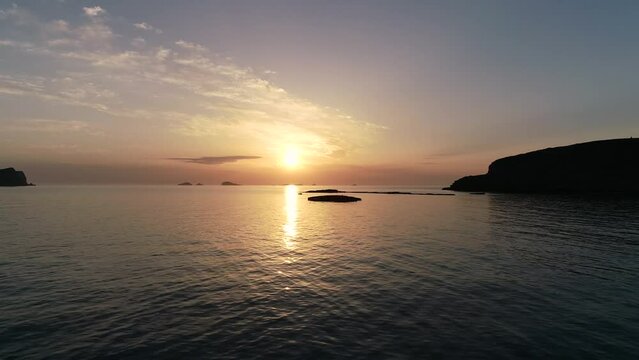 Ibiza - Cala Comte Atardecer con drone