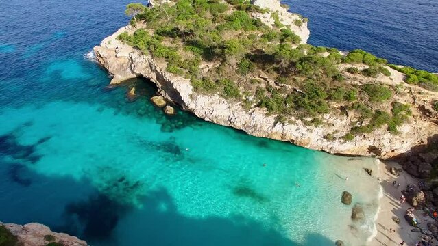 Mallorca - Cala del Moro (Cal&oacute; des Moro) vista de drone