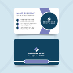 Obraz premium Professional elegant modern creative business card template