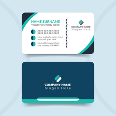 Professional elegant modern creative business card template