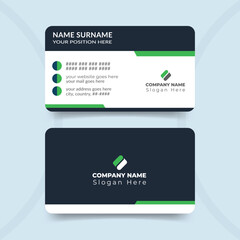 Professional elegant modern creative business card template
