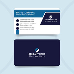Professional business card template design