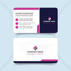 Professional business card template design