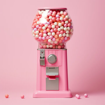 Gumball machine. Generative AI.