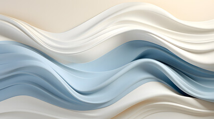 Obraz premium Velvety Dreams: A Delightfully Soft Creamy Wallpaper Background Wonderland - AI Generative