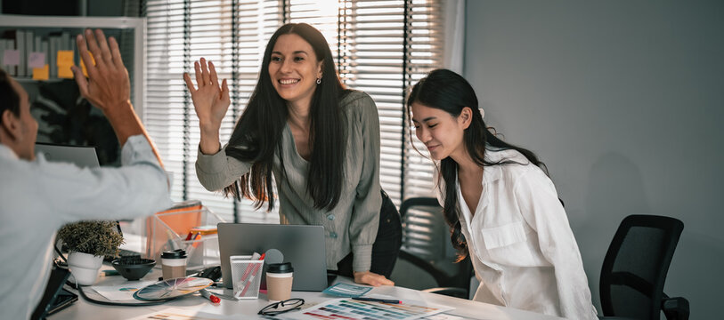 Efficient collaboration with coworkers helped a startup team succeed. Completing project brought excitement, positive feedback. Clients were satisfied, and the team felt accomplished, appreciated.